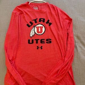 Mens Under Armour Utah Utes LS T-Shirt - 3XL.